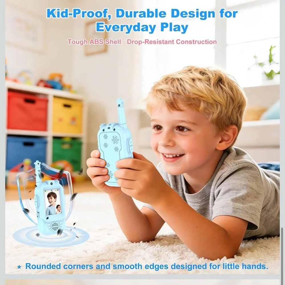 Video walkie talkies for Kids 2 pack